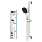 Odea Sürgülü Duş Seti, 110 mm Kare El Duşu ile 600 mm Ray
