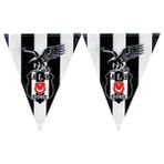 Odea Üçgen Bayrak Süsü - 360 cm x 25 cm Boyutunda Tek Adet Beşiktaş Temalı
