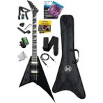 Odea Yüksek Kalite V Kasa Elektro Gitar Seti - 2x Zebra Humbucker Manyetik