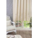 Ödel Home Buldan Keteni Ajurlu Dantelli Ponpon Detaylı Perde Naturel 160 x 180