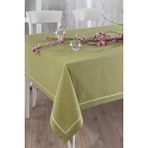 Ödel Home Buldan Keteni Biyeli Masa Örtüsü - 140 x 180 cm - Fıstık Yeşili