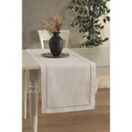 ÖDEL HOME Keten Biyeli Runner / Sunum / Servis Örtüsü