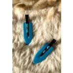 ODESE DESIGN 2'li İz Yapmayan Klips Toka Seti Mavi