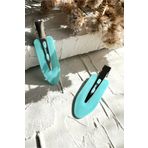 ODESE DESIGN 2'li İz Yapmayan Klips Toka Seti Turkuaz