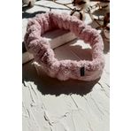 ODESE DESIGN El Yapımı %100 Pamuk Havlu Saç Bandı Toz Pembe