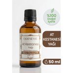ODESENSE At Kestanesi Yağı 50 ml Soğuk Sıkım %100 Doğal Ve Saf Cilt Ve Saç Bakım Yağı