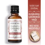 Odesense Kuşburnu Çekirdeği Yağı 30 ml Soğuk Sıkım Doğal Saf Gua Sha Cilt Saç Bakım Yağı Bez Kese Hediye