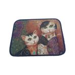 Odesia Elekli Desenli Kedi Tuvalet Önü Paspası 60 x 45 cm Maske