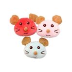 Odesiapet Peluş Fare Kafası Kedi Oyuncağı 7 cm - Çok Renkli