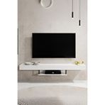 ODESSIA Tv Ünitesi Tv Sehpası Lüks Modern Şık Duvara Askılı Geniş Ünite Mat Beyaz