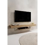 ODESSIA Tv Ünitesi Tv Sehpası Lüks Modern Şık Duvara Askılı Geniş Ünite Safir