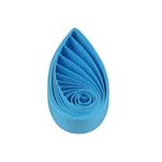 ODETOJOY Pestal Mavi Tonlu Quilling Kağıt Şeritleri 3 mm Deniz Bağı Quilling Şeritleri El Sanatları için Tek Renkli Origami Kağıt Şeritler 0,5 cm Kağıt Telkari Şeritler (Seablue No.26)