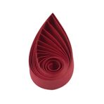 ODETOJOY Pestal Pembe Tonlu Quilling Kağıt Şeritleri 10 mm El Sanatları için Quilling Şeritleri Tek Renkli Origami Kağıt Şeritler 0.39 inç 120 adet Uzunluk 21 inç Kağıt Telkari Şeritler (Auburn Crimson No.20)
