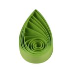ODETOJOY Pestal Yeşil Tonlu Quilling Kağıt Şeritleri 5 mm Kağıt Quilling Stripsaer El Sanatları için Set Tek Renkli Origami Kağıt Şeritler 0,5 cm Kağıt Telkari Şeritler (Chartreuse Yeşil No.37)