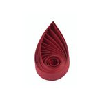 ODETOJOY Quilling Kağıt Şeritleri 3mm Kağıt Quilling Seti 120 adet Quilling Şeritleri 1/8 "Kızıl Tek Renkli Yıldız Origami Kağıt DIY El Sanatları (Kumral)