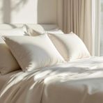 Odin 300 Tc Pamuk Saten Yastık Kılıfı Ekru - 50*70 cm