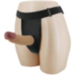 Odins Shop 17,5 cm Belden Bağlamalı Içi Boş 7 cm Dolgulu Strapon Penis - Houston