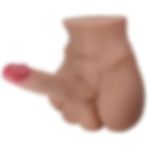 Odins Shop 2 Işlevli Realistik 17,3 cm Penisli Anal Girişli Erkek Kalça