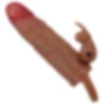 Odins Shop5 cm Dolgu Uzatmalı Titreşimli Penis Kılıfı Prezervatif Vibratör