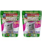 Odorless Micro 2 Aylık Ekonomik Set 2x3,8 L Kedi Kumu