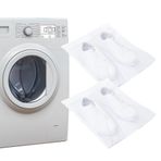 Odorshield+ Ekonomik Fermuarlı Ayakkabı Yıkama Filesi (2 adet) (39x42 cm) (Beyaz)