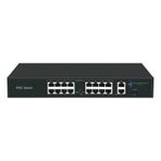 ODS 08ODS-16P2U2S-200 16 Port 200W Full PoE 2X SFP Yönetilemez Switch