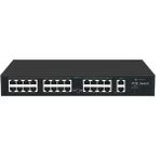 ODS 08ODS-24P2U-300 24 Port 300 W Full PoE 10-100 2X Uplink Yönetilemez Switch
