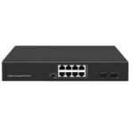 ODS 08ODS-8P2U1S 8 Port 120 W Full PoE 10-100 1X SFP Yönetilemez Switch