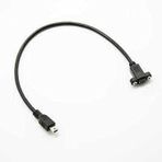 ODSEVEN Raspberry Pi Mini USB Kablo Erkek - Dişi Panel Tipi Mini USB Uzatma Kablosu