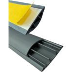 Odta 2m (2 Adet x 1metre) Kendinden Yapışkanlı 50X12MM Gri Balık Sırtı Kablo Kanalı - 2 Metre