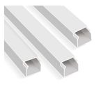 Odta 4 Metre (12x12mm) Kendinden Yapışkanlı Kablo Kanalı | 4m (10 Adet x 40cm) Kablo Gizleyici