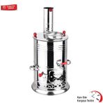 Odunlu Kömürlü Semaver Tek Musluklu 3.5 Litre Kapasiteli