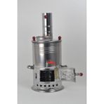 Odunlu Semaver ve Demlik Takımı 3,5 Litre - Gri