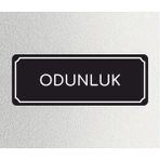 Odunluk - Ofis Departman Kapı Isimliği, Yönlendirme Levhası 24X9 cm 4mm - 24 x 9 cm - 1 Adet