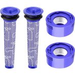 Oeehjllk Dyson V7, V8 Animal ve V8 Absolute Kablosuz Elektrikli Süpürge Için 4'lü Filtre Yedeği Hepa Filtre Yedekleri (Yurt Dışından) - Süpürge Yedek