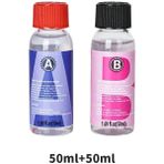 Oein 1: 1 Kristal Berraklığında Epoksi Reçine Kiti Yüksek Parlak Kacıklar Sanat Reçine Malzemeleri Kaplama ve Döküm Zanaat Diy Mücevher Yapımları: 50ML 50ML (Yurt Dışından) - Kutu Oyunları