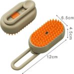 Oein 3 In 1 Kedi Buhar Fırçası Elektrikli Kedi Tarakı Evcil Hayvan Masaj Tarakı Için Kediler Sprey Su Kedi Banyo Fırçaları Evcil Hayvan Bakım Malzemeleri Renk:kaki (Yurt Dışından)