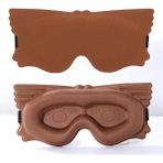 Oein 3D Uyku Maskesi Gözler Için Hafif Uyku Maskesi Engelle Seyahat Göz Farı Gözü Göz Maskesi Gece Nefes Alabilir Slaapmasker Renk: Kahverengi (Yurt Dışından) - 1