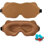 Oein 3D Uyku Maskesi Gözler Için Hafif Uyku Maskesi Seyahat Göz Fakültesi Göz Maskesi Gezi Gece Nefes Alabilir Slaapmasker Deve (Yurt Dışından) - Renkli