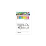 Oein 8pcs Boyama Kitapları Çocuklar Için Oyuncaklar Montessori Çocuklar Suluboya Kağıt Oyuncaklar Taşınabilir Bebek Montessori Boyama Eğitim Oyuncak Renk: Trafik (Yurt Dışından) - Renkli