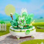 Oein Keeppley Yapı Taşları Pokemon Oyuncakları Pikachu Sylveon Togepi Sprigatito Fuecoco Yapı Taşları Çocukların Doğum Günü Hediyesi Renk: Sprigatito (Yurt Dışından) - Parçalı