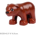 Oein Okyanus Hayvanları Büyük Yapı Taşları Setleri Tuğla Aksesuarlar Model Hippo Ahtapot Zürafa Balina Balıkları Çocuklar Için Diy Eğitim Oyuncakları Renk: Küçük Kahverengi Ayı (Yurt Dışından) - Parçalı