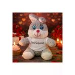 OEM 1766574361372 Seni Seviyorum Tişörtlü Sevimli Peluş Tavşan