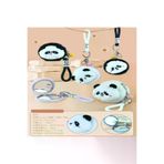 OEM 1766574361405 Sevimli Panda Tasarımlı Peluş Anahtarlıklı Ayna