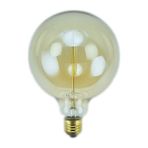 OEM 60W 220-240V 2700K E27 G125 Akkor Flamanlı Rustik Ampul - Sarı