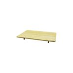 OEM AHŞAP BAMBU KESME TAHTASI KESİM PANOSU AYAKLI SOFRA 40X60X7CM (4457)