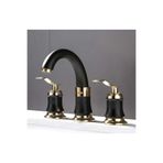 OEM Banyo Lavabo Bataryası Ankastre Siyah Gold Renk 3'lü Set Yeni 7 Yıl Garantili İthal SİYAH GOLD, Model Kodu: A789