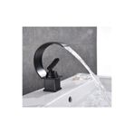 OEM Banyo Lavabo Bataryası Mat Siyah Yeni Şelale Model, Model Kodu: A312