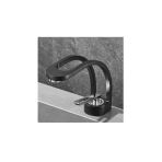 Oem Banyo Lavabo Bataryası Şelale Tasarım Yeni Mat Siyah/Krom