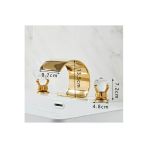 Oem Banyo Lavabo Küvet Jakuzi Bataryası Ankastre Gold Renk Yeni Taşlı Model Şelale 7 Yıl Garanti